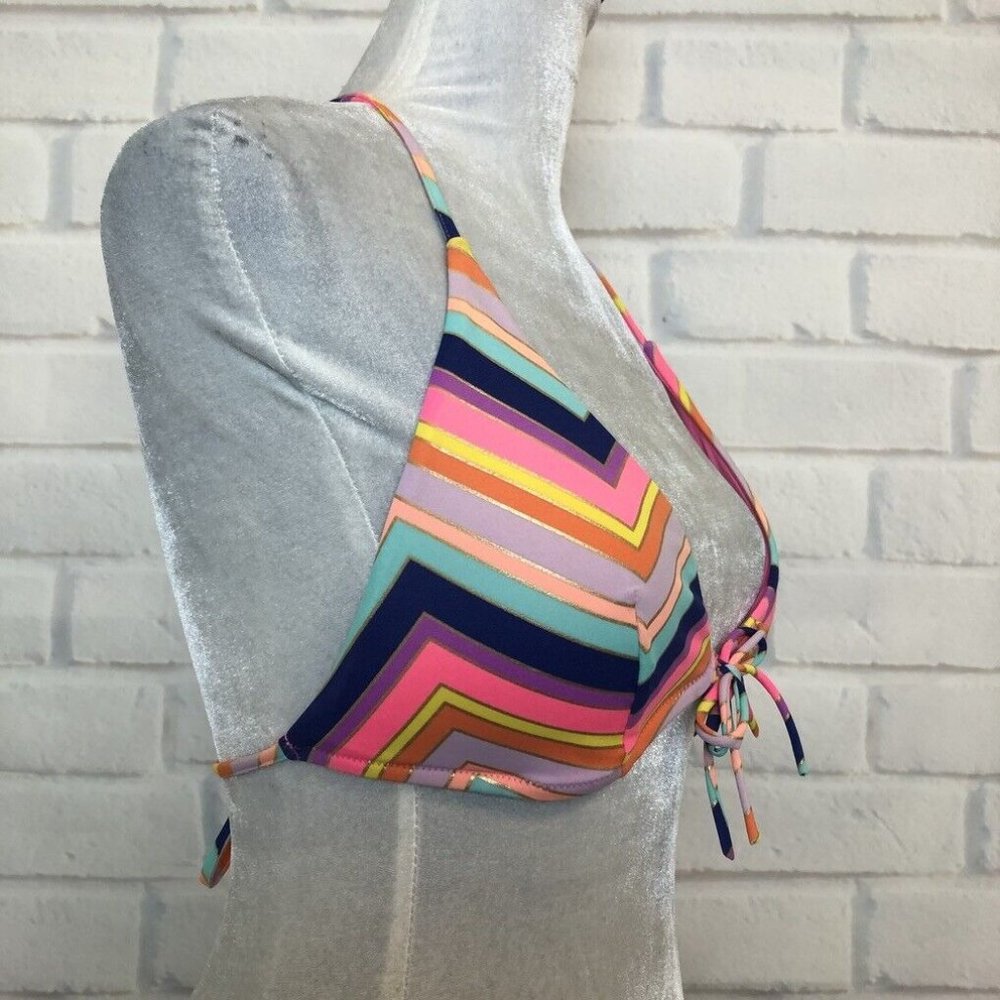 Victorias Secret Swim Bikini Triangle Top Size M Push Up - Picture 2 of 8